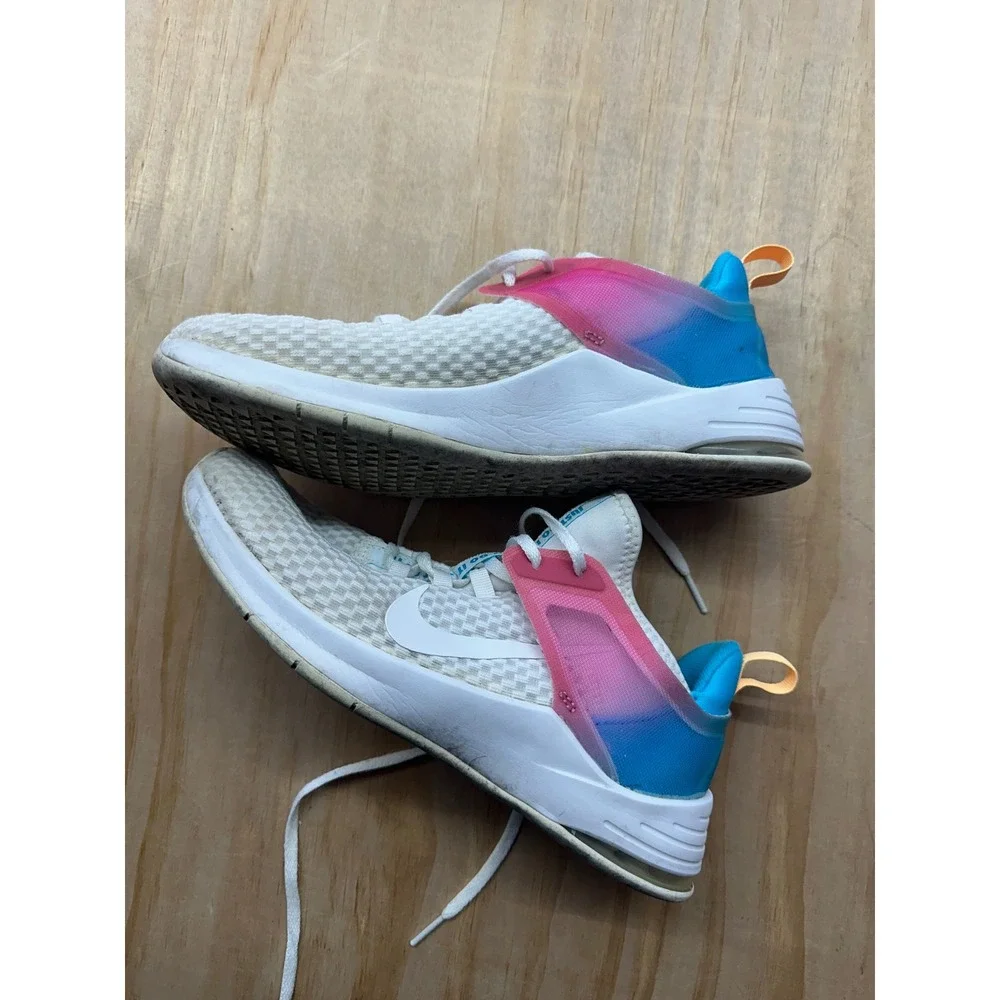 Nike Air Bella TR 2 Womens Training Shoes White Pink Blue‎ AQ7492-102 Size 8.5